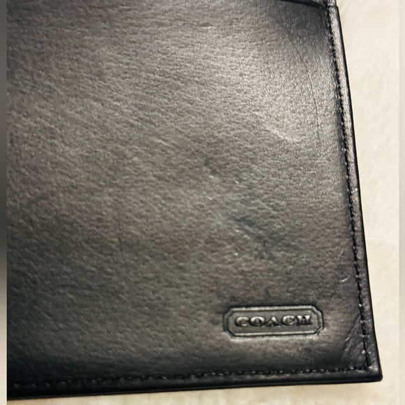 COACH Legacy Vintage Black Leather Wallet - Picture 3 of 7